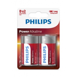 Pilas alcalinas Philips D x2