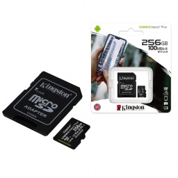 Memoria MicroSD Kingston Select Plus 256GB clase 10