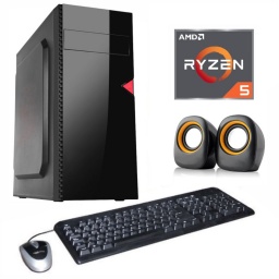 Equipo Nuevo AMD Ryzen 5 4600G, 8GB, sin disco