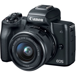 Camara Canon M50 Mirrorless lente 15-45mm
