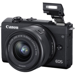 Camara Canon M200 Mirrorless lente 15-45mm
