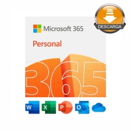 Licencia Microsoft 365 Personal /Win Mac 1 ao ESD
