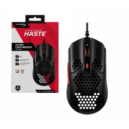 Mouse HyperX Pulsefire Haste RGB negro/rojo usb