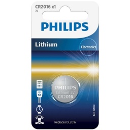 Pila de Litio Philips CR2016 3V