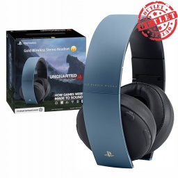 Auriculares Sony Gold PS5PS4 inalambricos Uncharted 4 (con detalles)