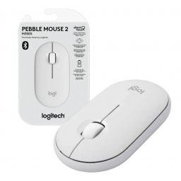 Mouse Logitech M350S Pebble 2 bluetooth blanco