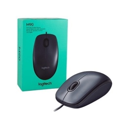 Mouse óptico Logitech M90 negro