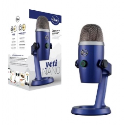 Microfono Logitech Yeti Nano azul