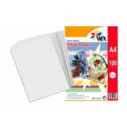 Papel wox inkjet alta resolución a4 110grs. X 100 uds.