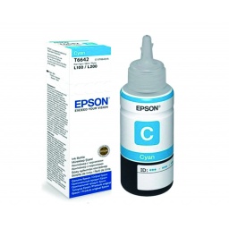Botella de Tinta Epson a granel 70ml color cyan 