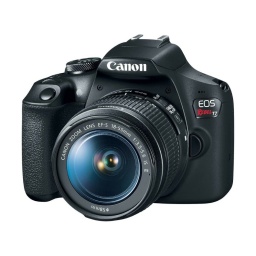 Camara Canon Rebel T7 lente 18-55mm