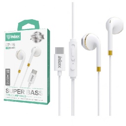 Auriculares Inkax tipo-C blancos