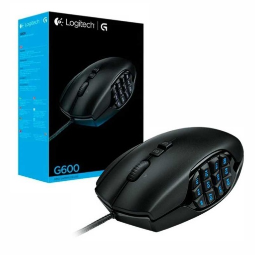 Mouse Logitech G600 (MMO) gamer usb