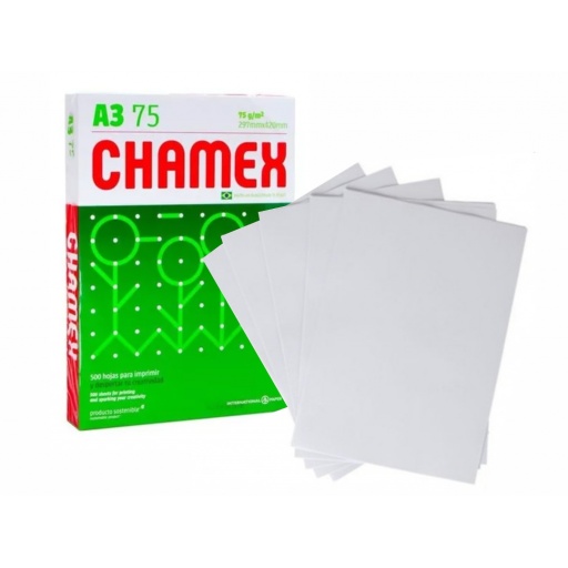 Papel Chamex A3 75gr