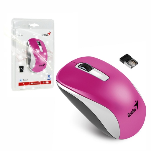 Mouse Genius NX-7010 inalmbrico blanco/rosa