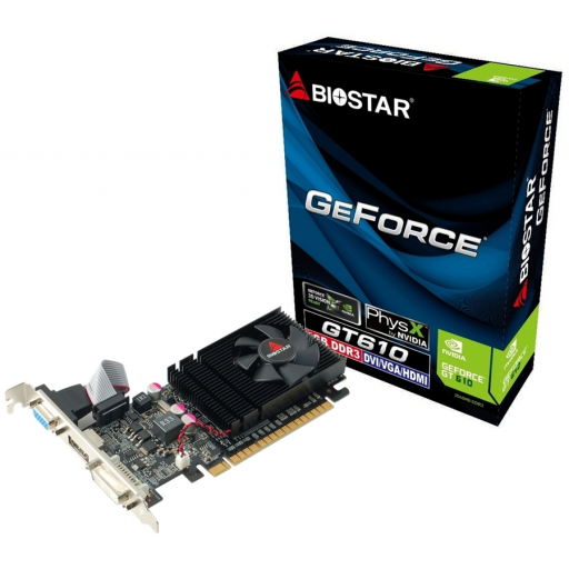 Tarjeta Video Biostar GT610 2GB DDR3